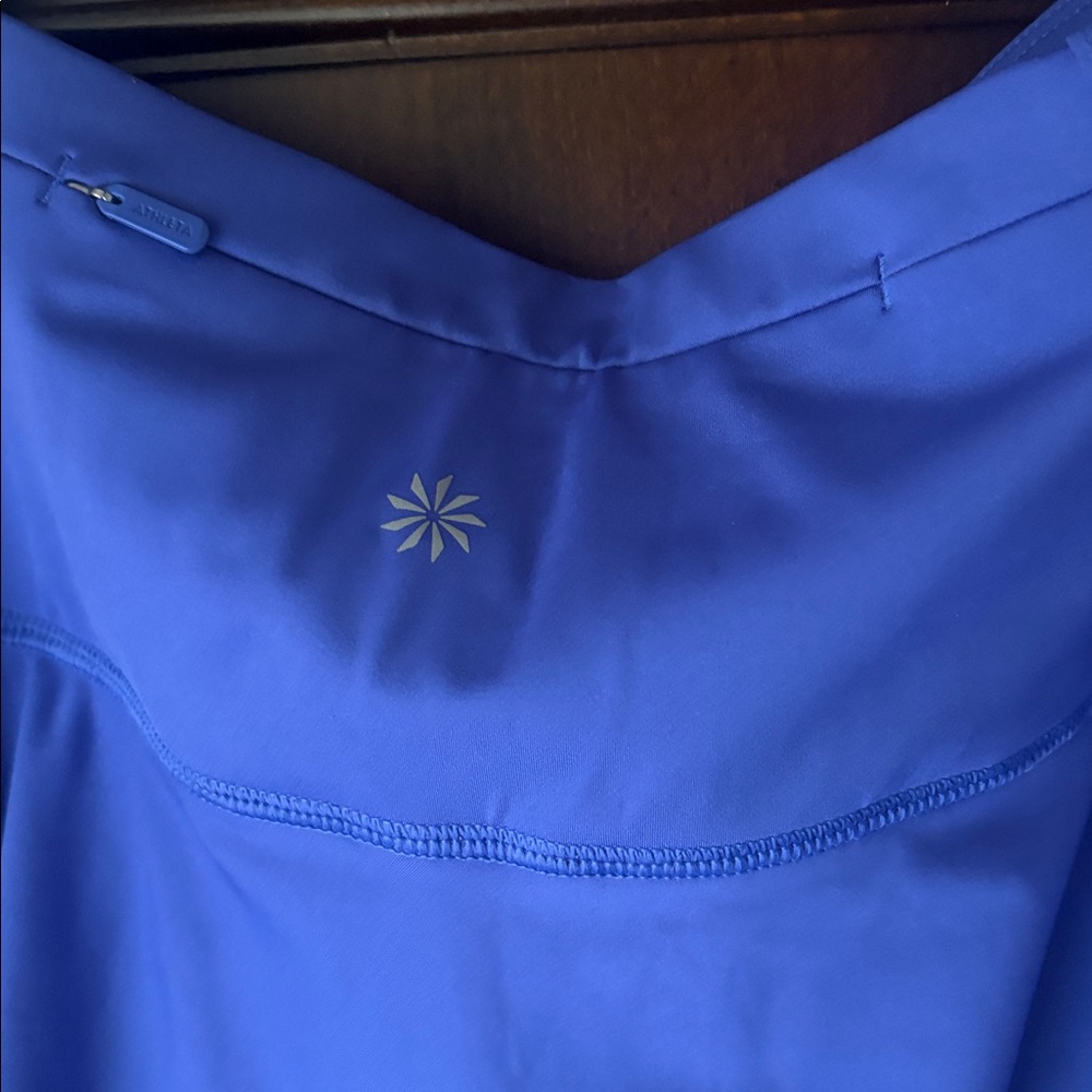 Athleta Mesh Top & Skirt Set (purple) top L skirt M - Picture 9 of 11